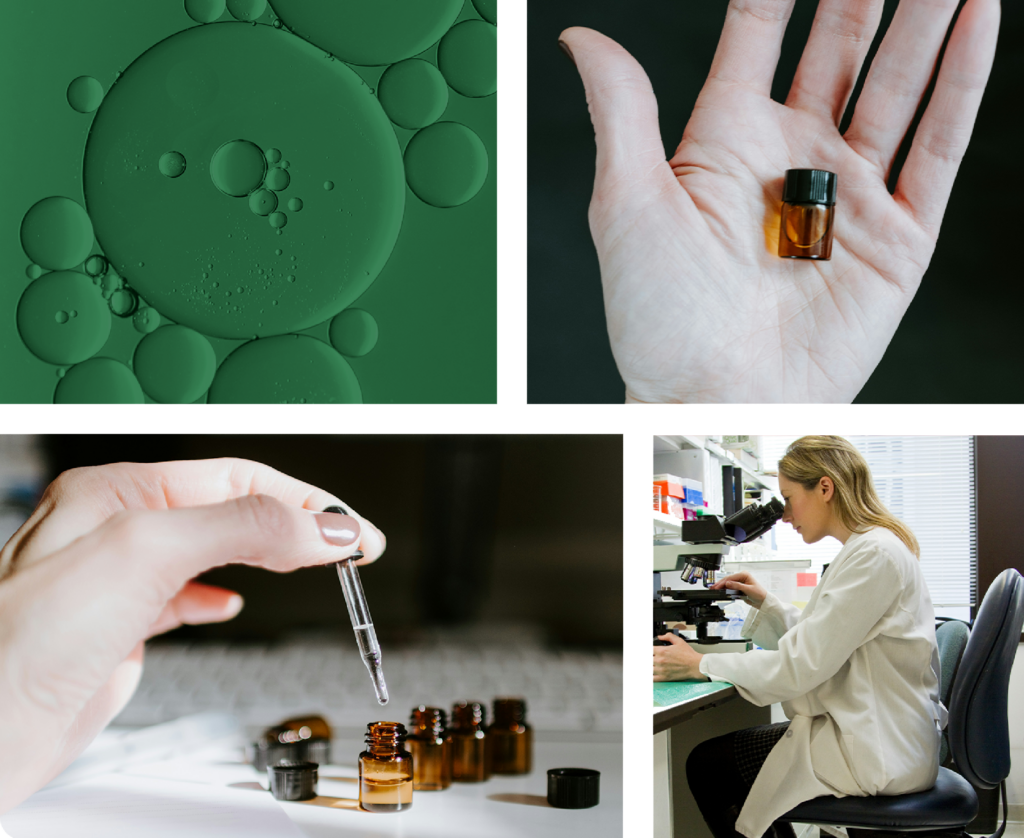 Seeking and Driving Solutions Collage - Innovation at DesBio